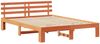 vidaXL Bettrahmen Wachsbraun 140 x 200 cm Massives Kiefernholz 872610 Bild 4