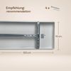 s.luce Velo Esstischleuchte 3-flammig Baldachin 120cm Ø 25cm Braun, Weiß Bild 4