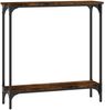 vidaXL Konsolentisch Räuchereiche 75x22,5x75 cm Holzwerkstoff 834022 Bild 2