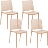 Gartenstuhl 4er Set ILLUMANI Sandbeige Bild 1