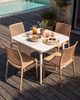 Gartenstuhl 4er Set ILLUMANI Sandbeige Bild 3