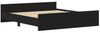 vidaXL Bettgestell ohne Matratze Schwarze Eiche 180x200 cm Holzwerkstoff 3329322 Bild 5