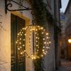 Salcar LED Kugelleuchte 30cm Solar LED Garten Außen Kugel Lichter Solarleuchte Weihnachtsbeleuchtung mit Timer, Speicherfunktion, 8 Modi 120 LEDs Bild 2