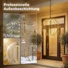 Salcar LED Kugelleuchte 30cm Solar LED Garten Außen Kugel Lichter Solarleuchte Weihnachtsbeleuchtung mit Timer, Speicherfunktion, 8 Modi 120 LEDs Bild 3
