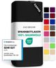 Jacobson Spannbettlaken TOPPER aus 100% Baumwolle, Jersey Bettlaken 160 g/m², Spannbetttuch mit Gummizug, OEKO-TEX®, pflegeleicht, viele Farben Bild 4