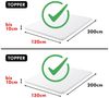 Jacobson Spannbettlaken TOPPER aus 100% Baumwolle, Jersey Bettlaken 160 g/m², Spannbetttuch mit Gummizug, OEKO-TEX®, pflegeleicht, viele Farben Bild 3