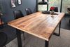 Industrie-Look Esstisch ARTE 140x80cm natural Mangoholz schwarzes Eisengestell Bild 4