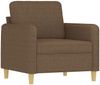 vidaXL Sessel Braun 60 cm Stoff 359465 Bild 2