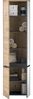 Hängeschrank >Memphis< Grau / Artisan Eiche Dekor - 50x176x31cm (BxHxT) Bild 4