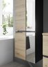 Hängeschrank >Memphis< Grau / Artisan Eiche Dekor - 50x176x31cm (BxHxT) Bild 5