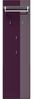 Garderobe Emotion 4 Haken & Hutablage 45x160 cm Brombeer : Weissmatt / Brombeere hochglanz Bild 5