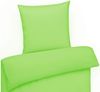 Carpe Sonno Bettwäsche Mako Satin 135x200 155x220 Baumwolle Bettzeug Einfarbig Bettwäsche Uni, Mako-Satin, 2 teilig, Ganzjahres Bettwaren Pflegeleicht Allergiker Bettbezug Grün Bild 3