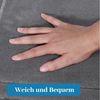 BlingBin Badematte Badezimmerteppich Set 3 Teilig, Badteppich aus Memory Foam rutschfest, Memory Schaum, schnell trocknend, Waschbar, Memory-Schaum, Rechteck, mit U Förmige wc Vorleger, Badteppich Waschbar Badvorleger Set Bild 2