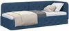 vidaXL Eckbettgestell Blau 80 x 200 cm Stoff 42016486 Bild 3