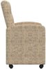 vidaXL Esszimmerstühle mit Rollen 2 pcs Hellgrau 58 x 67 x 97 cm 42017897 Bild 5