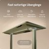 Desktronic HomeOne Elektrisch höhenverstellbarer Schreibtisch 140x70cm Grün/Weiß mit Memory-Funktion, Anti-Kollisions Technologie, USB-A und USB-C-Ladeanschlüssen Bild 3