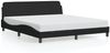 vidaXL Bettgestell "Dover" Schwarz 180x200 cm Samt 373234 Bild 2