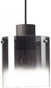 Brilliant Lampe Beth Pendelleuchte 20cm Kaffee/rauchglas | 1x A60, E27, 60W, g.f. Normallampen n. ent. | In der Höhe einstellbar/Kabel kürzbar | Für LED-Leuchtmittel geeignet Bild 2