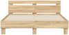 vidaXL Bettgestell mit Kopfteil Sonoma-Eiche 150x200 cm Holzwerkstoff 3207415 Bild 5