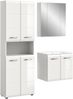 Badezimmer-Set >Ice< in Weiß / Weiß Hochglanz - 135x185x46cm (BxHxT) Bild 2