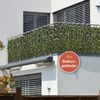 ELONEO Balkon Sichtschutz wetterfest, 300 x 75 cm in Blätteroptik, Balkonverkleidung inkl. 20 Kabelbindern, Sichtschutz Zaun, Sichtschutz Garten, Sichtschutz Terasse, grün Bild 3