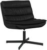 vidaXL Drehstuhl Schwarz 63 x 75 x 76 cm PU 42007339 Bild 2