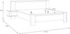 Bettanlage Venedig / Vodol, Holzwerkstoff, Beige, 274 x 93 x 215 cm Bild 5