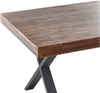 Esstisch CLIFTON Dunkelbraun 180 cm 90 cm Kiefernholz Bild 5