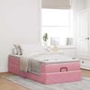 vidaXL Ottoman-Bett mit Matratze Rosa 80x200 cm Samt 3311152 Bild 3
