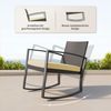 Bealife Balkonset Gartenlounge-Set, (3-tlg), 1 Tisch und 2 Stühle, Rattan Gartenmöbel Bild 4