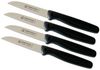 Marsvogel | Schälmesser Set | 4 Stück | gerade Klinge | ergonomischer PP Griff in Schwarz | Solingen Qualität Bild 2