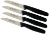 Marsvogel | Schälmesser Set | 4 Stück | gerade Klinge | ergonomischer PP Griff in Schwarz | Solingen Qualität Bild 3