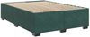 vidaXL Boxspringbett mit Matratze Dunkelgrün 140x190 cm Samt 3290909 Bild 5