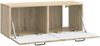 vidaXL Wandmontierter TV-Schrank Sonoma-Eiche 78,5 x 31 x 30 cm 898717 Bild 3