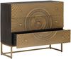 vidaXL Schubladenschrank mit Schubladen Messing 75 x 30 x 65 cm 42020075 Bild 2
