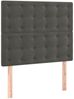 vidaXL Boxspringbett mit Matratze Dunkelgrau 100x200 cm Samt 3138068 Bild 5