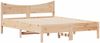 vidaXL Massivholzbett ohne Matratze 140x200 cm Kiefernholz 844725 Bild 3