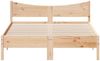 vidaXL Massivholzbett ohne Matratze 140x200 cm Kiefernholz 844725 Bild 4