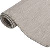 vidaXL Outdoor-Teppich Flachgewebe 80x150 cm Hellgrau 340778 Bild 3