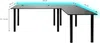 SyberDesk Gaming Pro LED Eckschreibtisch 197 x 132 cm mit LED großer Computer-Schreibtisch, Gaming tisch, USB HUB, (Rechts, schwarz) Bild 3