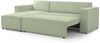 Ecksofa Schlafsofa WALDO Stoff Brooklyn Hellgrün Ottomane Links Bild 4