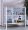 VCM Standvitrine Jensol 921916 Weiß H. 80 x B. 87 x T. 35 cm Bild 3