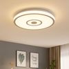 LED Deckenleuchte, Chrom, weiß, CCT-Schaltung, D 38 cm Bild 3