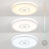 LED Deckenleuchte, Chrom, weiß, CCT-Schaltung, D 38 cm Bild 4