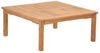 Couchtisch Verona eckig Teak Massivholz - Tischhöhe 45 cm: 100x100 cm Bild 2