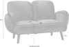 Atlantic Home Collection BEN, 2-Sitzer Sofa, Samt, grün Bild 4