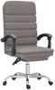 vidaXL Bürostuhl mit Massagefunktion Taupe Stoff, Drehbar [349723] Bild 2