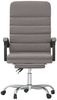 vidaXL Bürostuhl mit Massagefunktion Taupe Stoff, Drehbar [349723] Bild 3