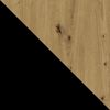 Kleiderschrank Lino V, ohne Beleuchtung, Farbe: Schwarz / Artisan Eiche Bild 5