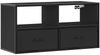 vidaXL TV-Schrank Schwarz 80x31x39,5 cm Holzwerkstoff und Metall 848919 Bild 2